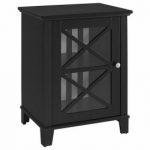 Rapture Awning Stripe Single Door Cabinet ITEM# - A60002833