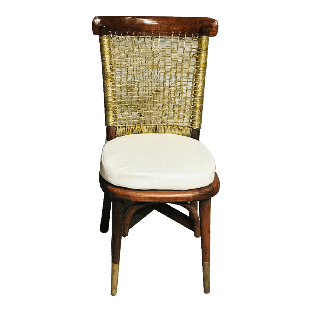 A01 Gold Leafing Cane Chair Fresh (100 units) WoodworkInterior